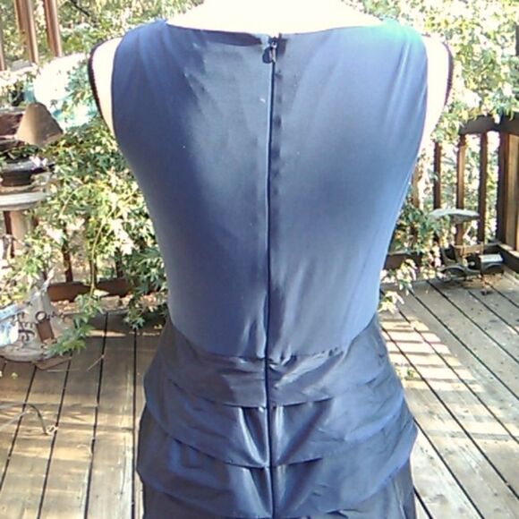 Adrianna Papell Layered Evening Dress - Picture 6 of 12